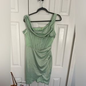 Sage Green Corset Dress.